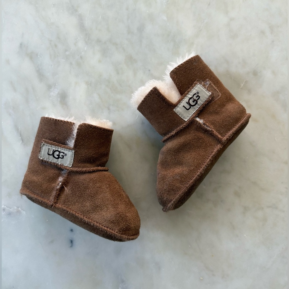 UGG kids soft bottom booties